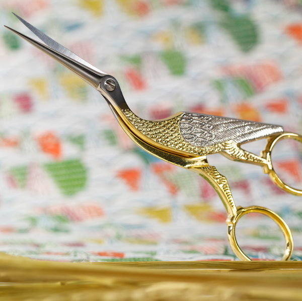 Stork Embroidery Scissors - Savannah Fabric Company