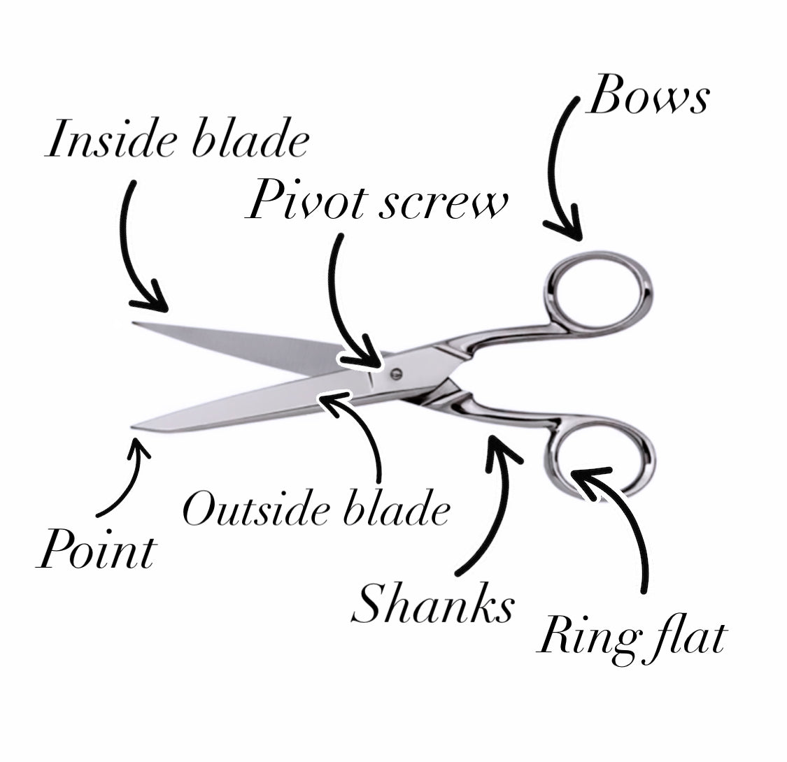 Machine Scissors Double Bend Style Embroidery Scissor Curved Blade