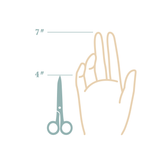 Alpen 4&quot; Personale Manicure Scissors - Ciselier Exclusive