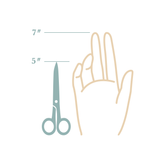 Ciselier scissors sizing chart