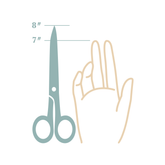 Ciselier scissor sizing chart