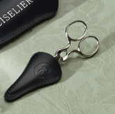 small leather scissor scabbard